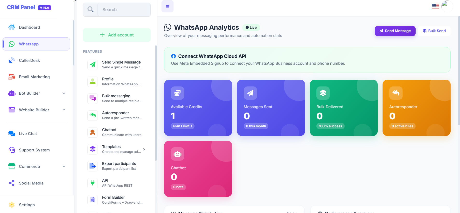 CRM Panel screenshot 2